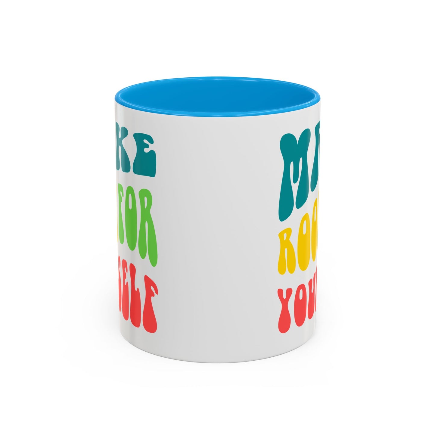 Make Room For Yourself – Retro Affirmation Accent Mug (11oz/15oz)