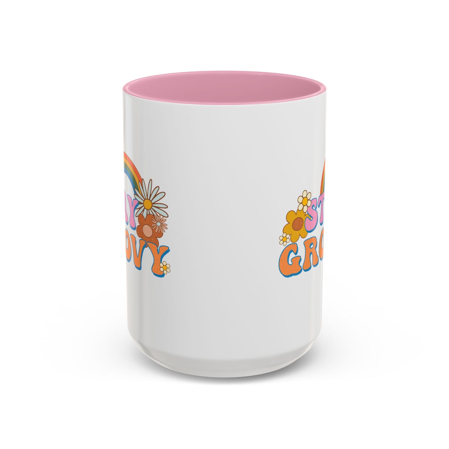 Stay Groovy Coffee Mug – Accent (11/15oz, 9 Colors)