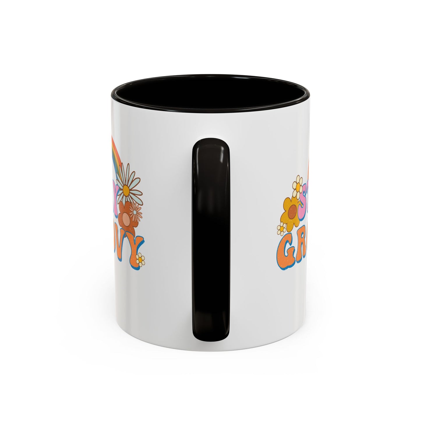 Stay Groovy Coffee Mug – Accent (11/15oz, 9 Colors)