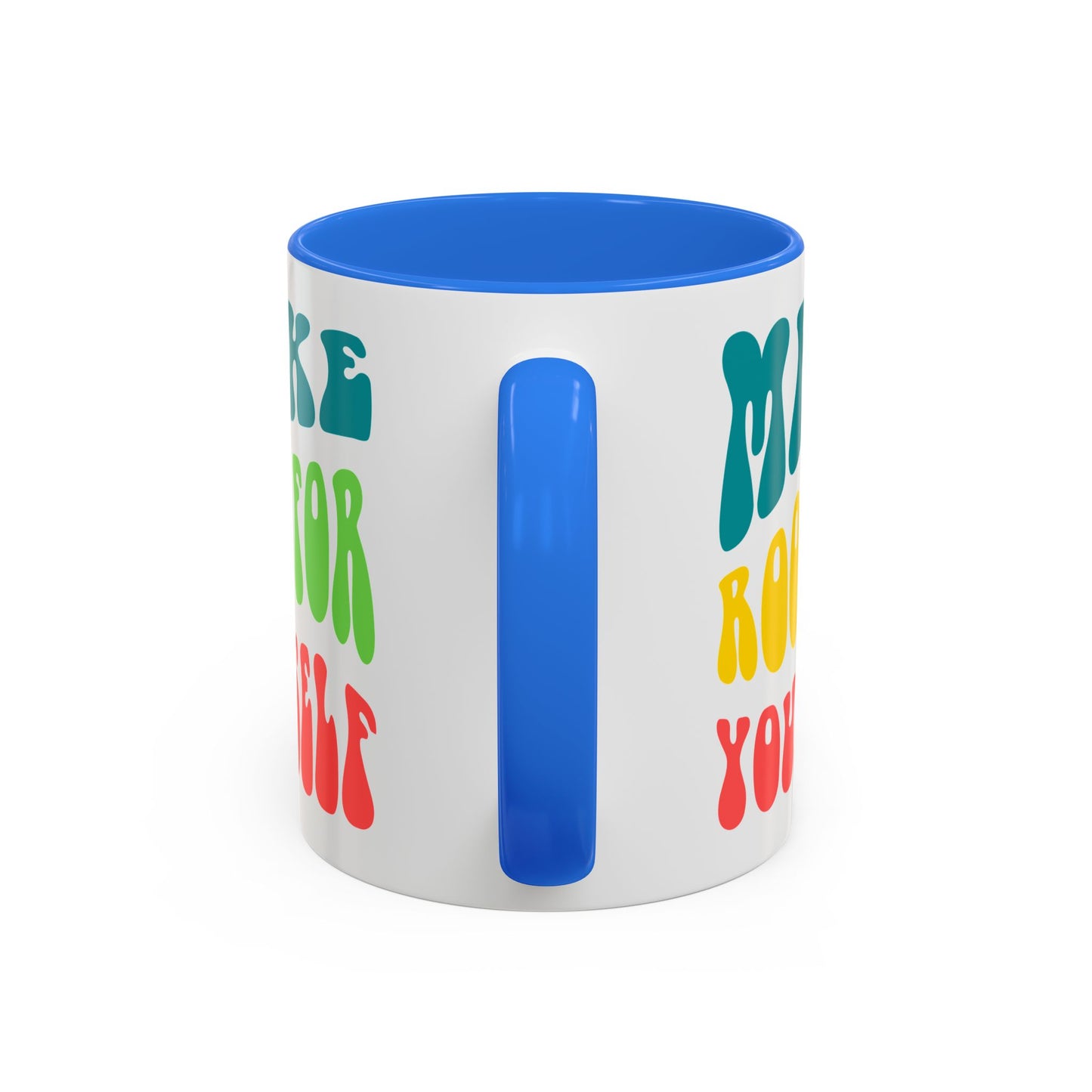 Make Room For Yourself – Retro Affirmation Accent Mug (11oz/15oz)