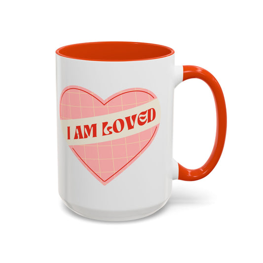 I Am Loved Heart – Accent Mug (11oz/15oz)
