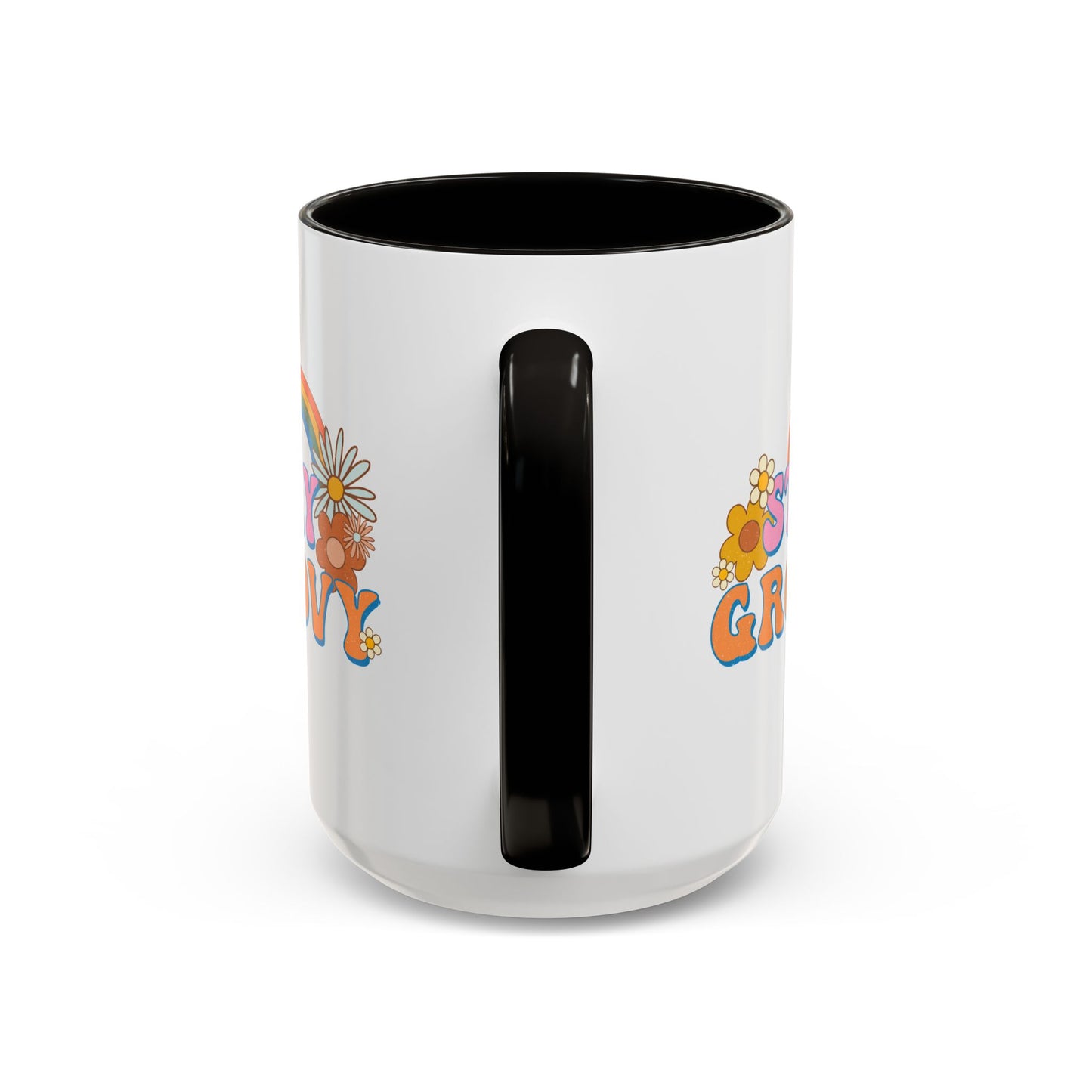 Stay Groovy Coffee Mug – Accent (11/15oz, 9 Colors)