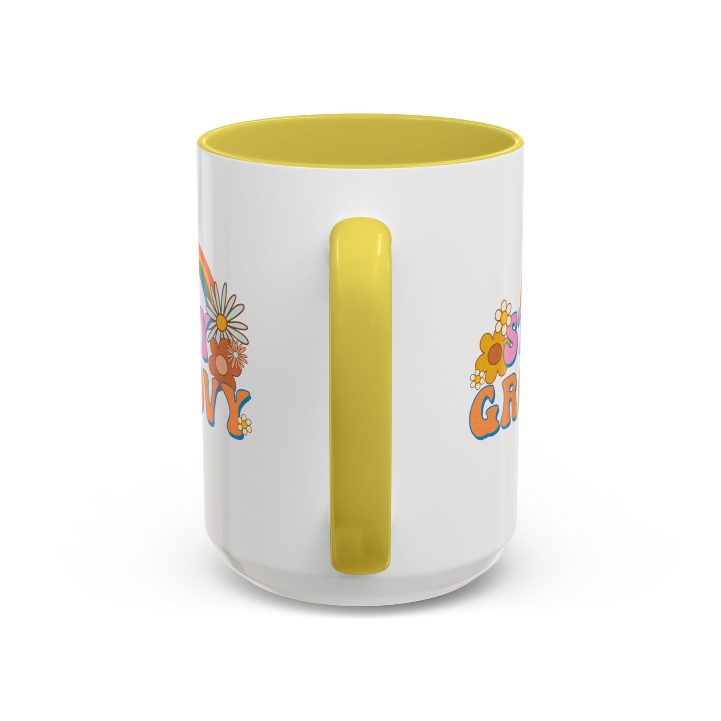 Stay Groovy Coffee Mug – Accent (11/15oz, 9 Colors)