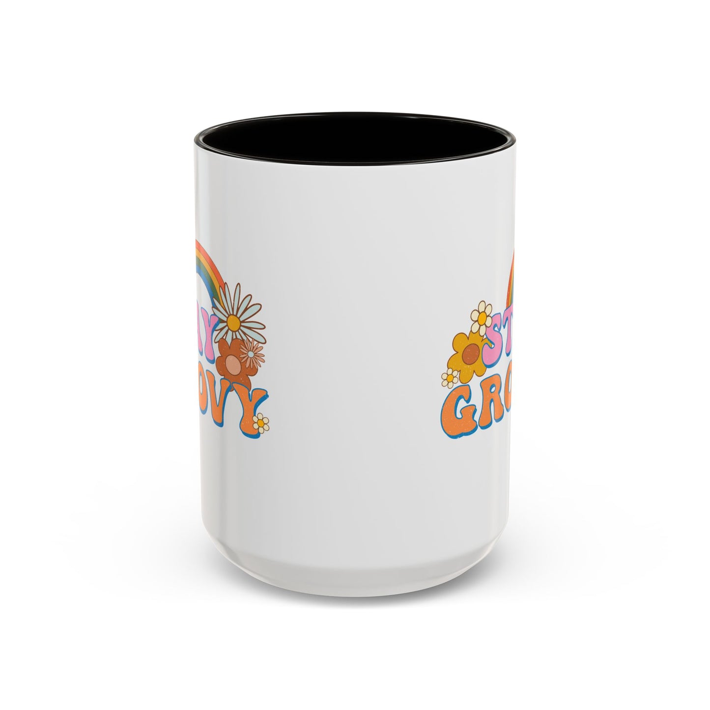 Stay Groovy Coffee Mug – Accent (11/15oz, 9 Colors)