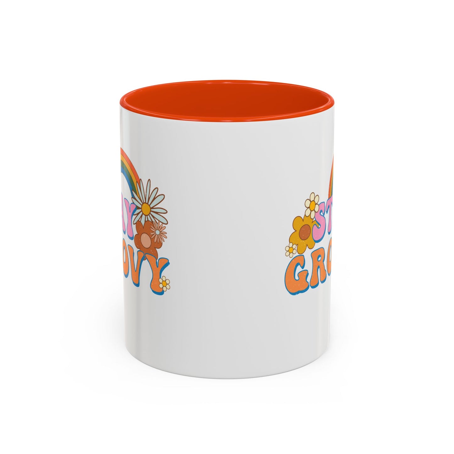 Stay Groovy Coffee Mug – Accent (11/15oz, 9 Colors)