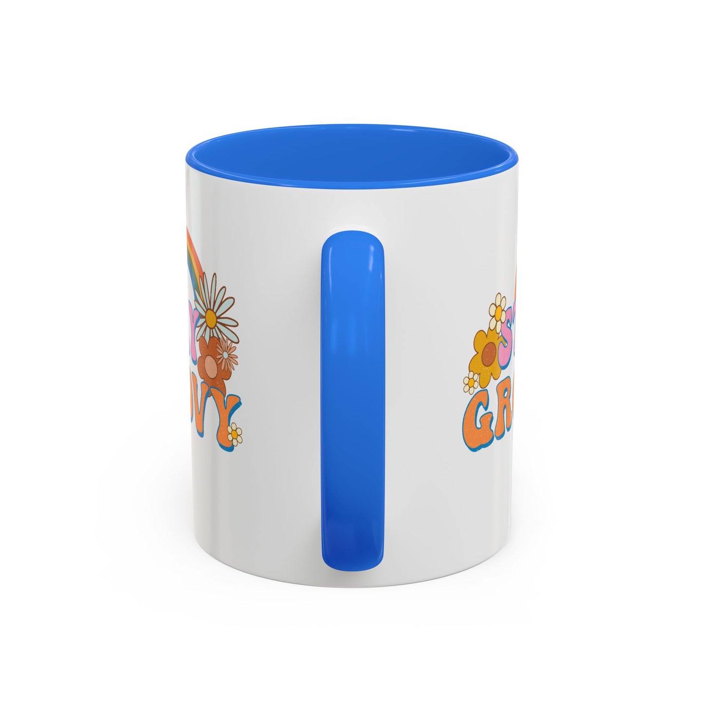Stay Groovy Coffee Mug – Accent (11/15oz, 9 Colors)