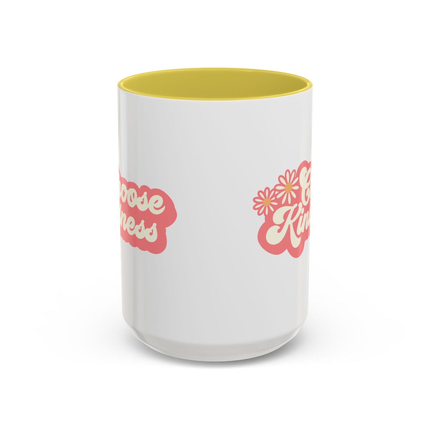 Choose Kindness Retro Accent Mug (11oz/15oz)
