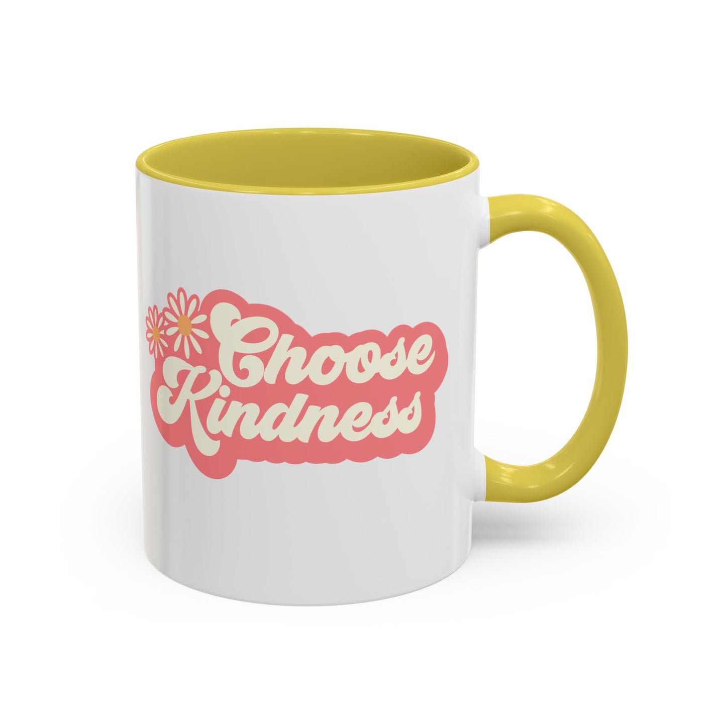 Choose Kindness Retro Accent Mug (11oz/15oz)