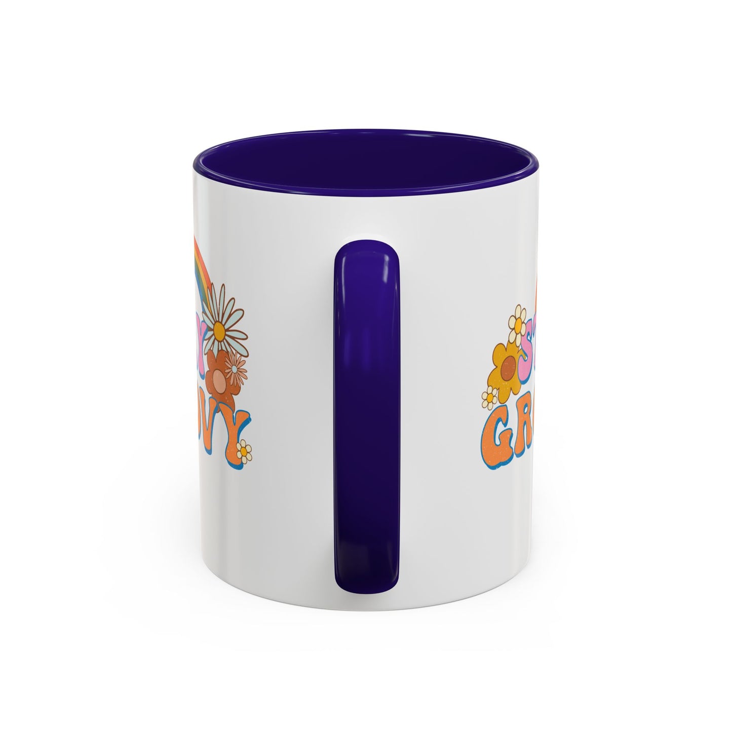 Stay Groovy Coffee Mug – Accent (11/15oz, 9 Colors)