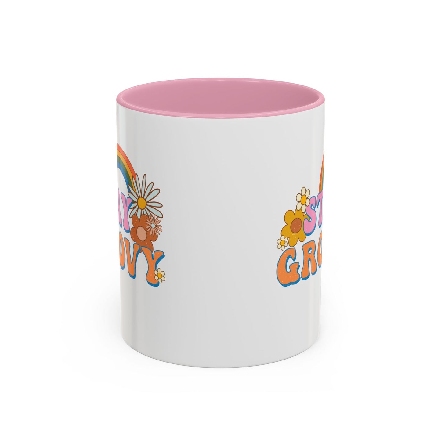Stay Groovy Coffee Mug – Accent (11/15oz, 9 Colors)