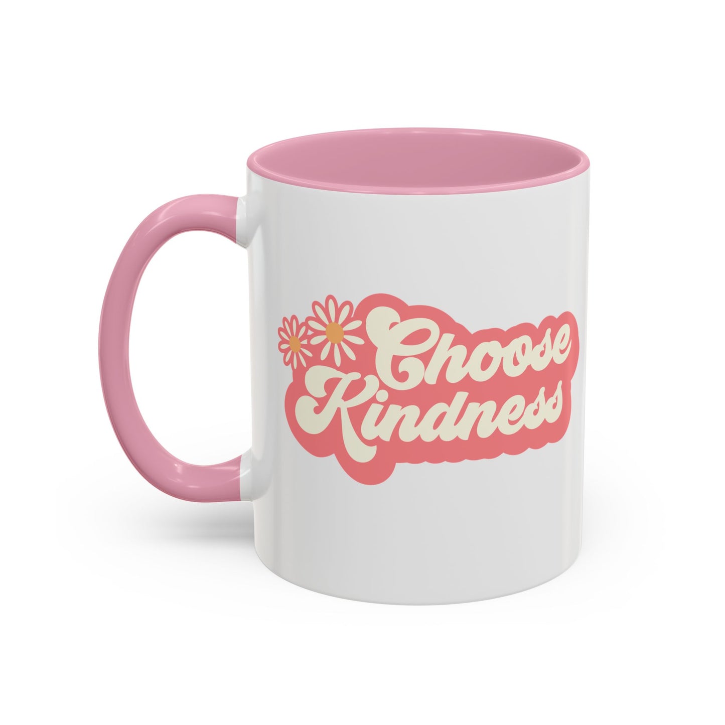 Choose Kindness Retro Accent Mug (11oz/15oz)