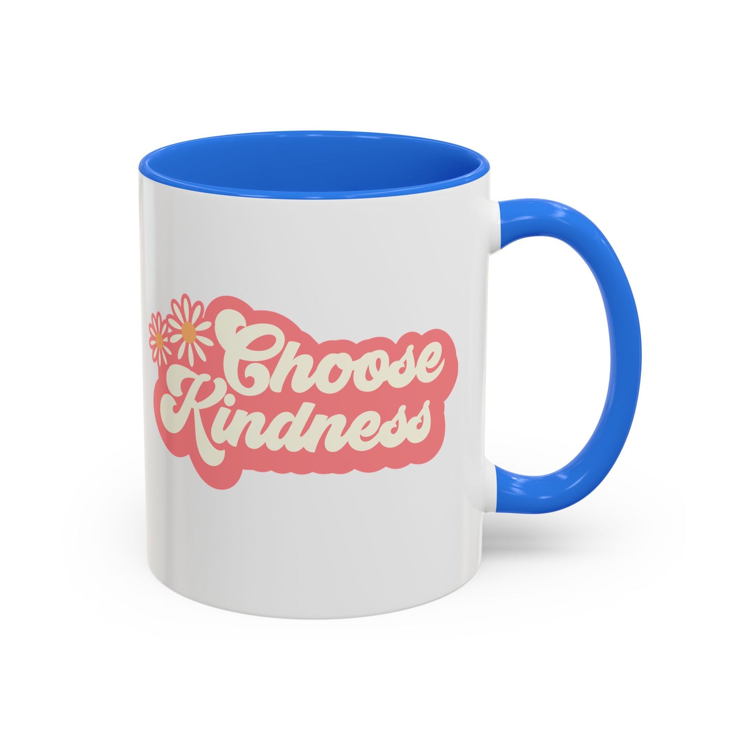 Choose Kindness Retro Accent Mug (11oz/15oz)