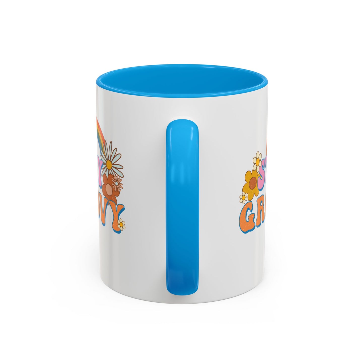 Stay Groovy Coffee Mug – Accent (11/15oz, 9 Colors)