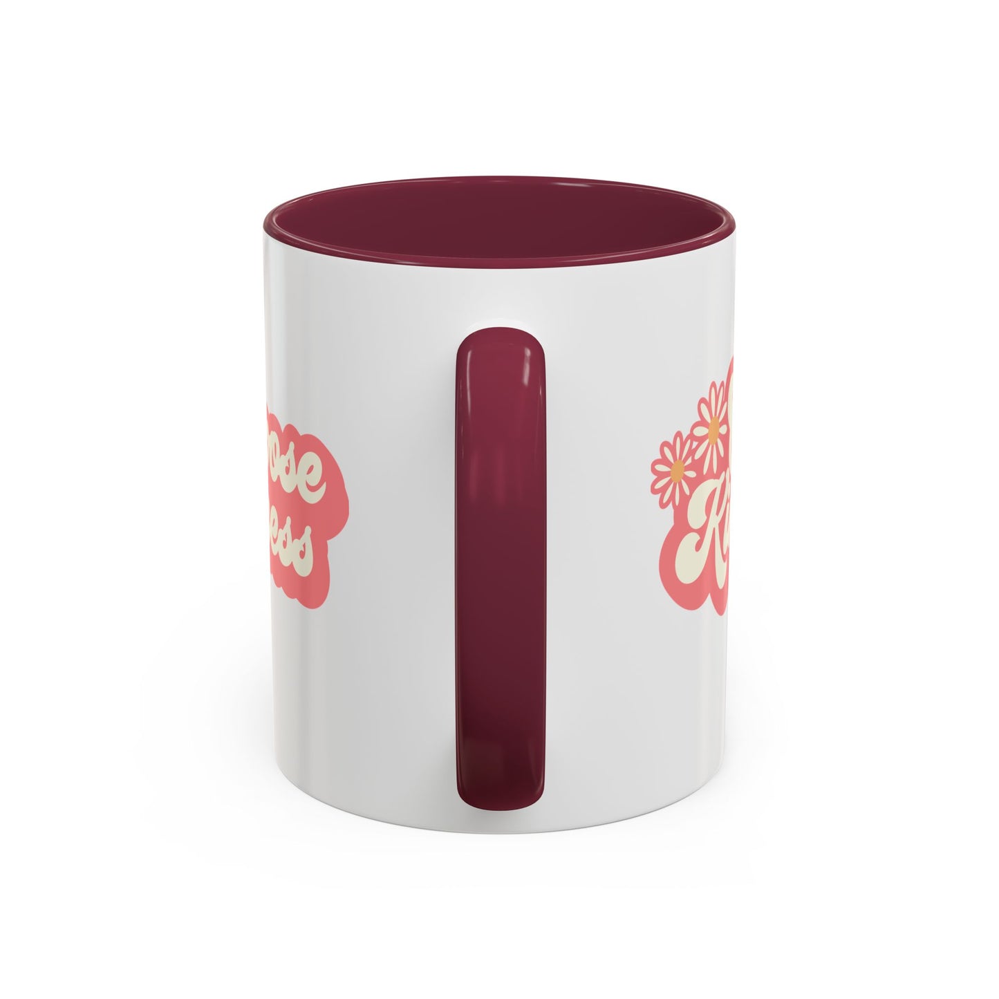 Choose Kindness Retro Accent Mug (11oz/15oz)