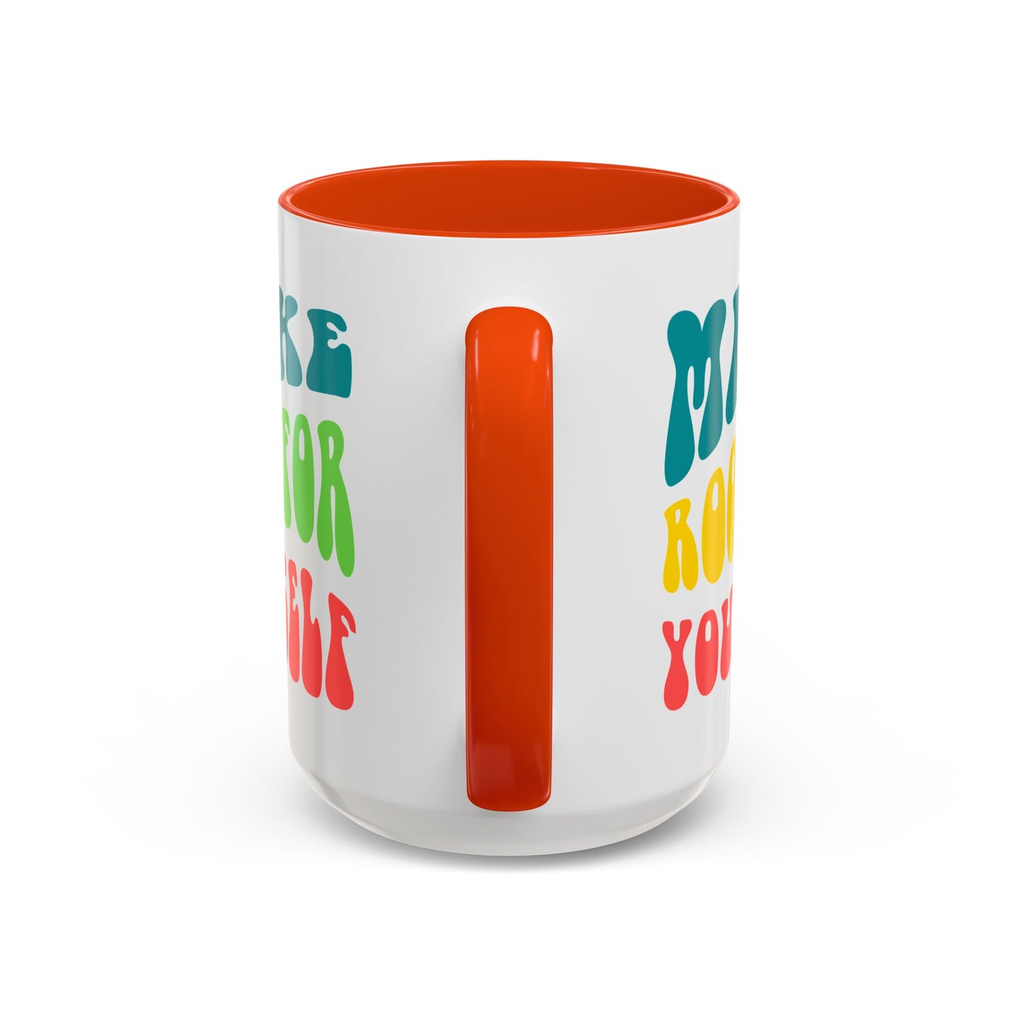 Make Room For Yourself – Retro Affirmation Accent Mug (11oz/15oz)