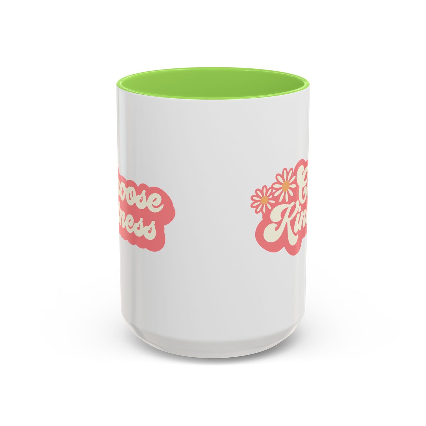 Choose Kindness Retro Accent Mug (11oz/15oz)
