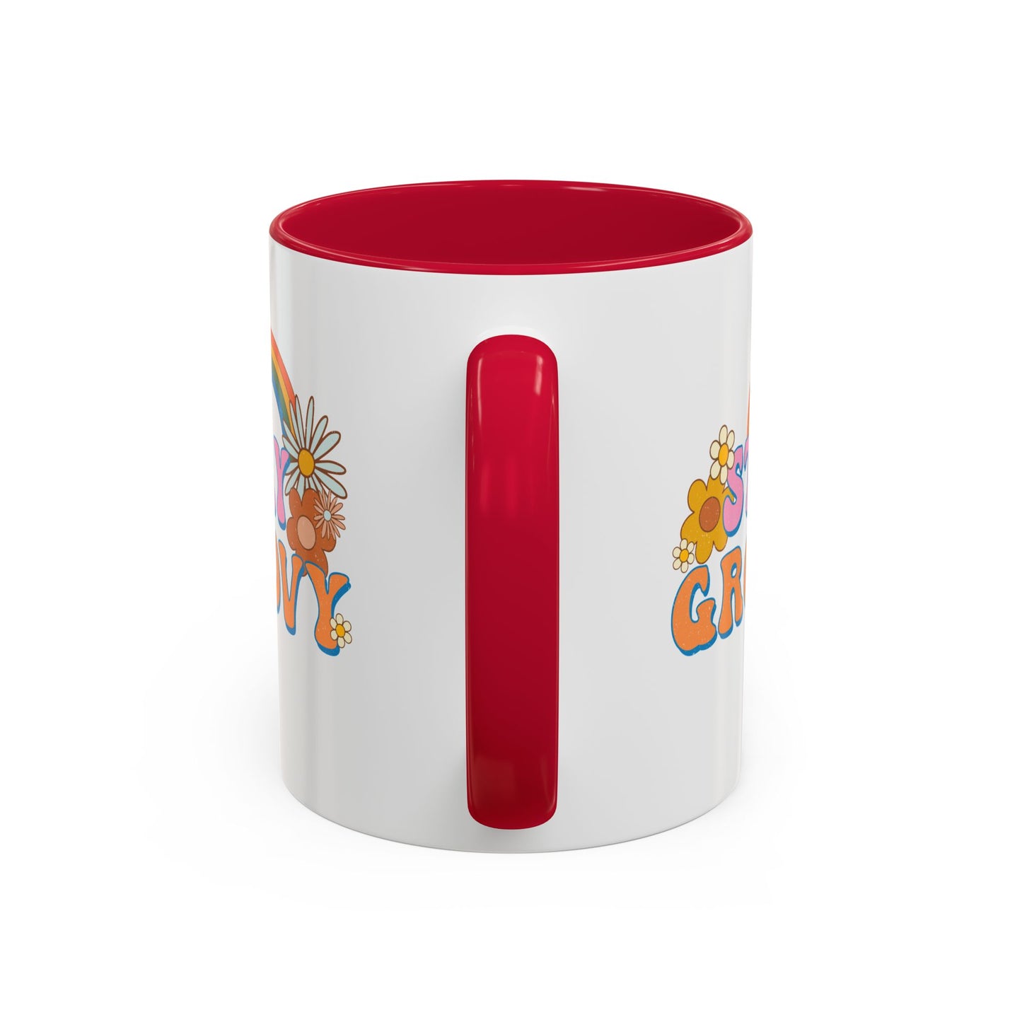 Stay Groovy Coffee Mug – Accent (11/15oz, 9 Colors)