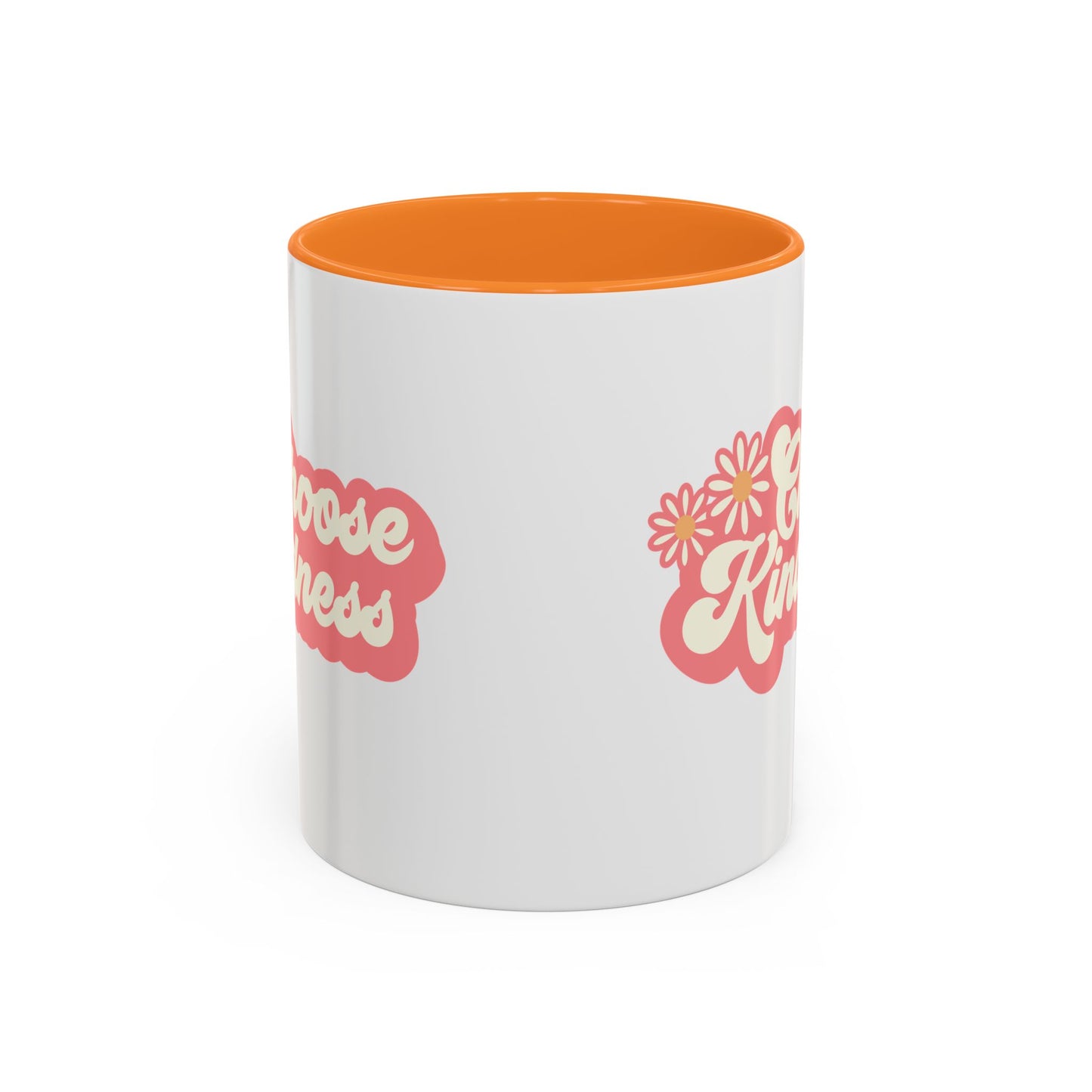 Choose Kindness Retro Accent Mug (11oz/15oz)