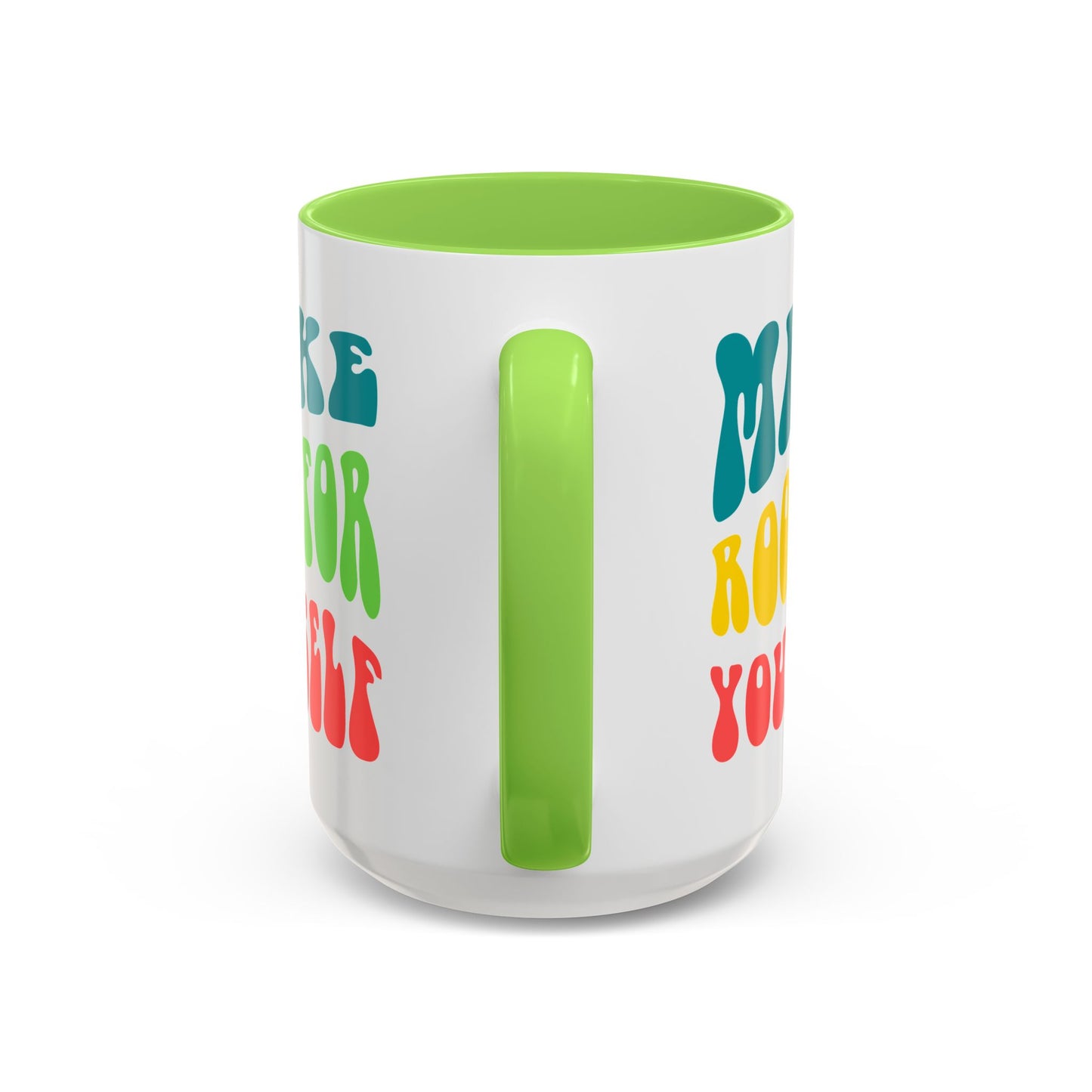 Make Room For Yourself – Retro Affirmation Accent Mug (11oz/15oz)
