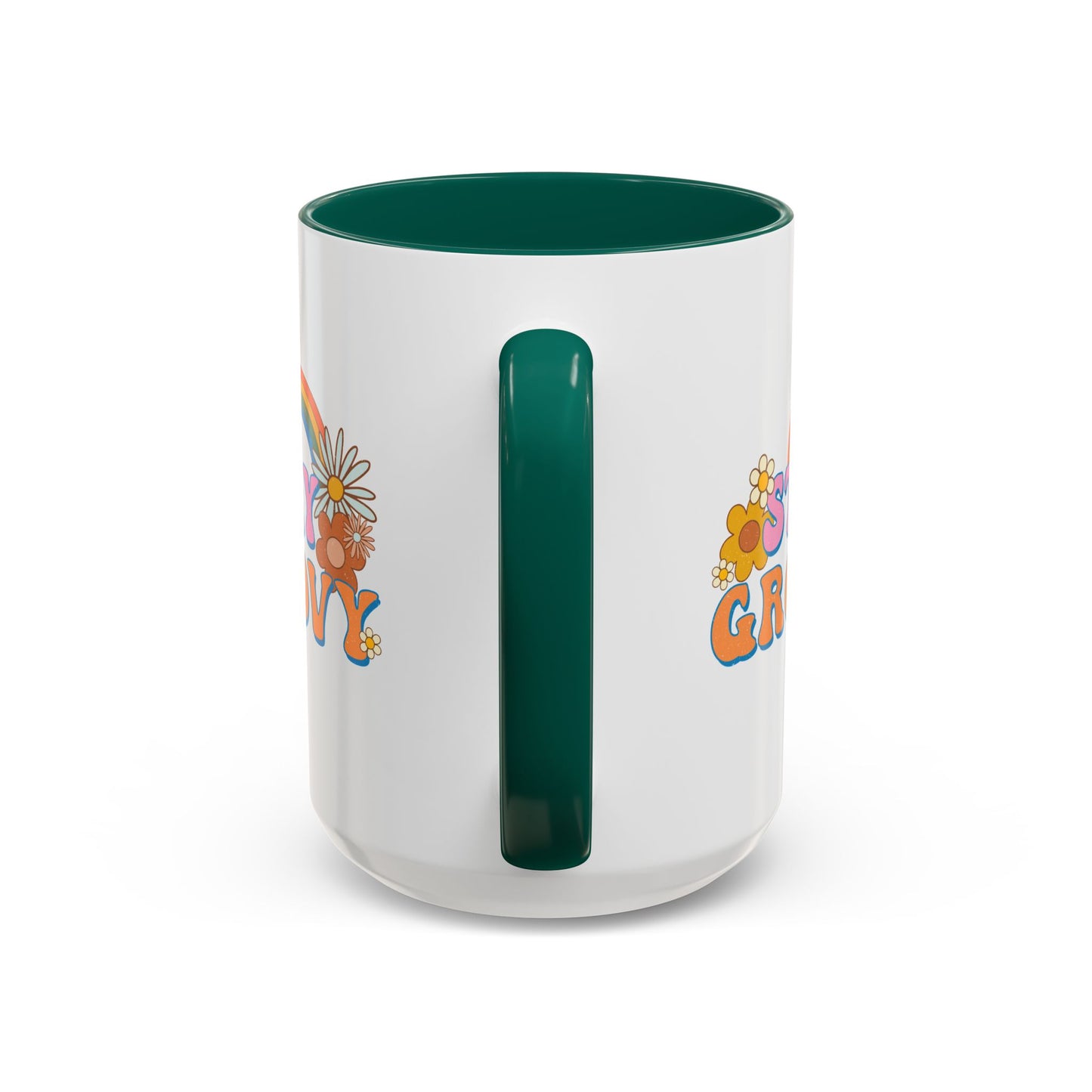 Stay Groovy Coffee Mug – Accent (11/15oz, 9 Colors)