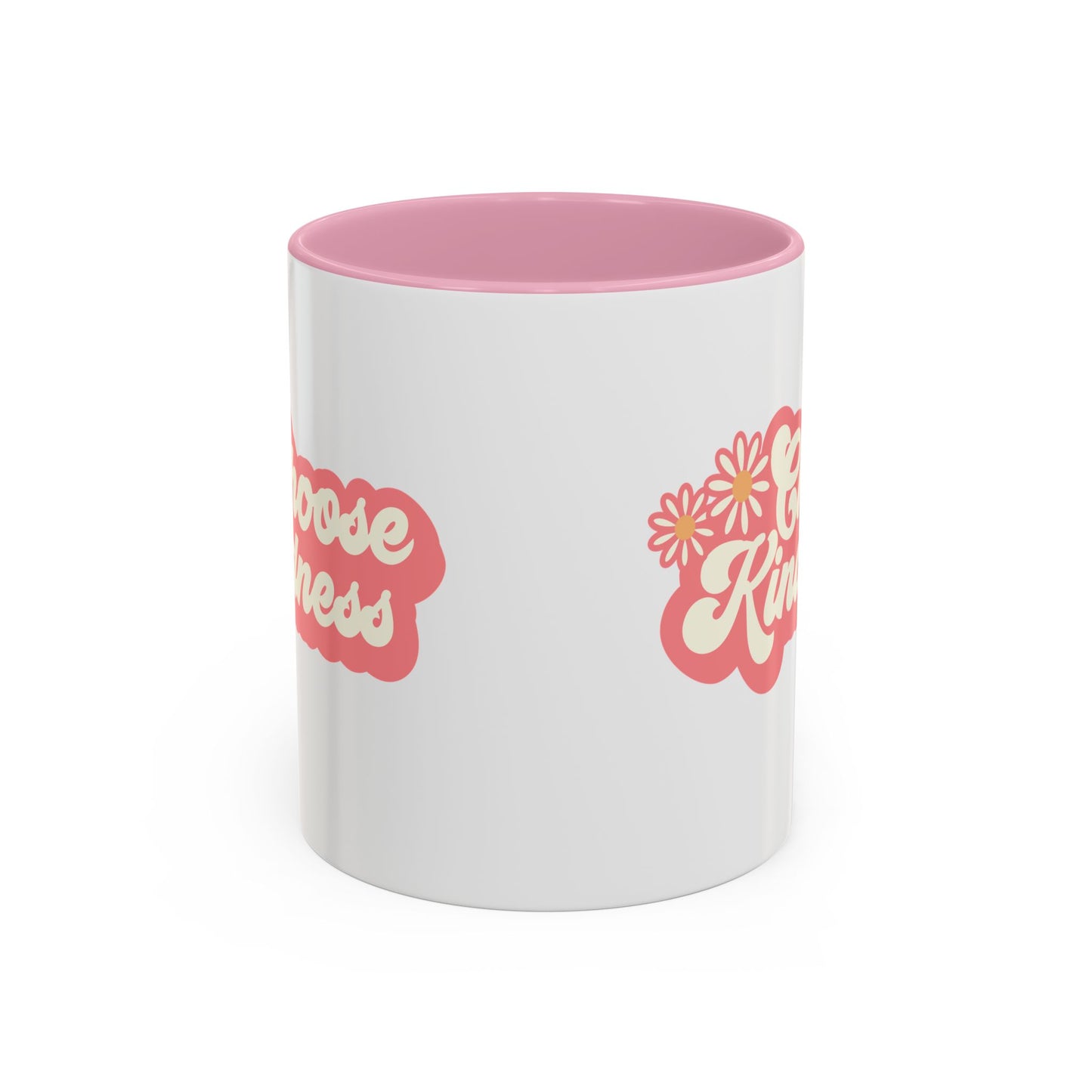 Choose Kindness Retro Accent Mug (11oz/15oz)
