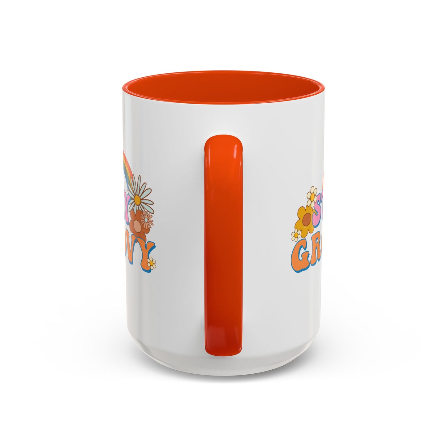 Stay Groovy Coffee Mug – Accent (11/15oz, 9 Colors)