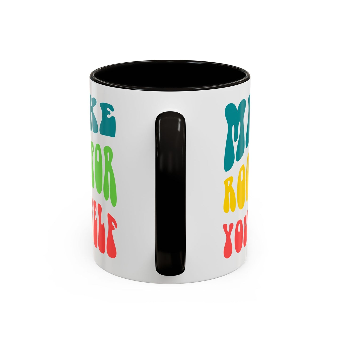 Make Room For Yourself – Retro Affirmation Accent Mug (11oz/15oz)