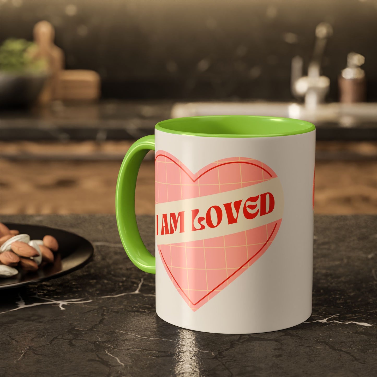 I Am Loved Heart – Accent Mug (11oz/15oz)