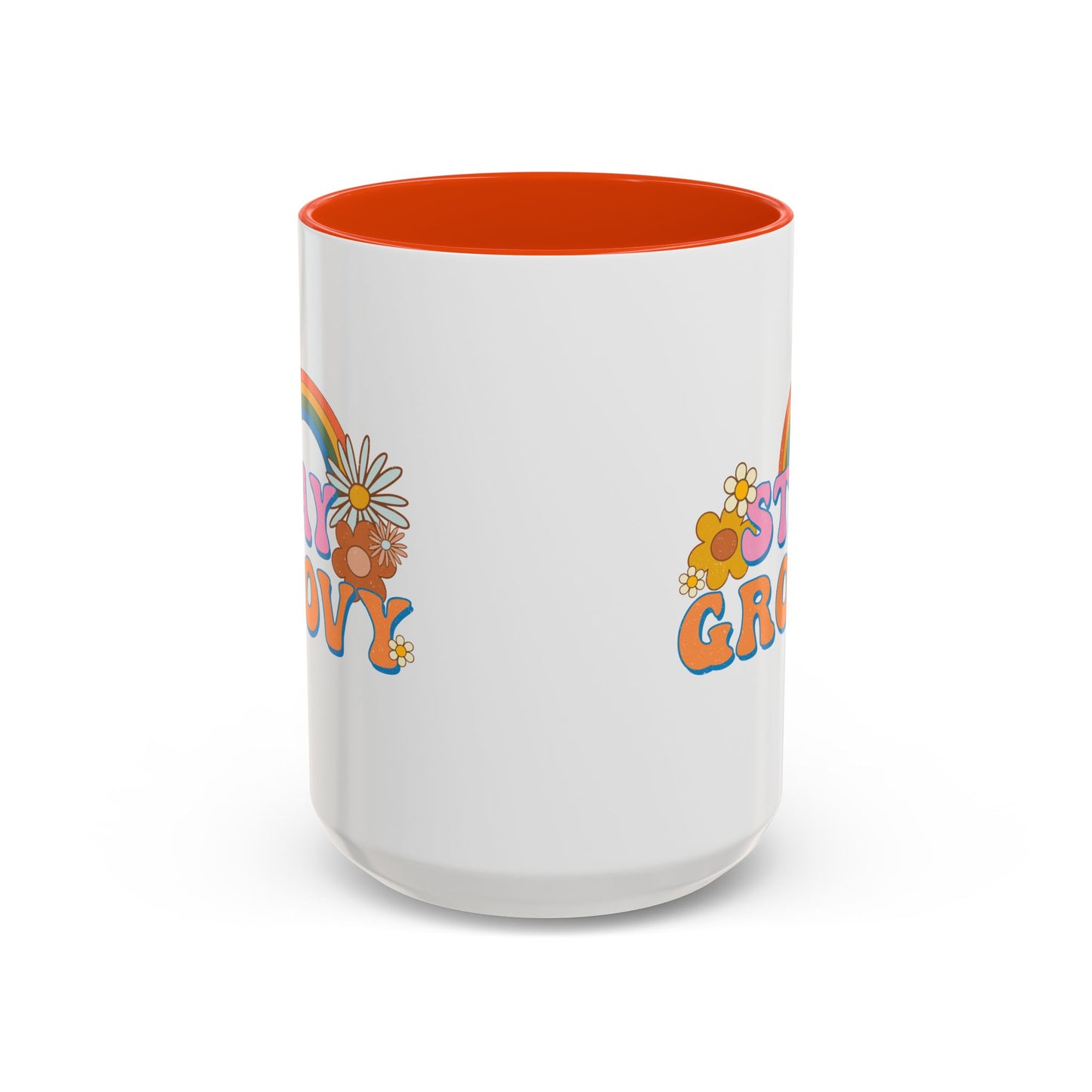 Stay Groovy Coffee Mug – Accent (11/15oz, 9 Colors)