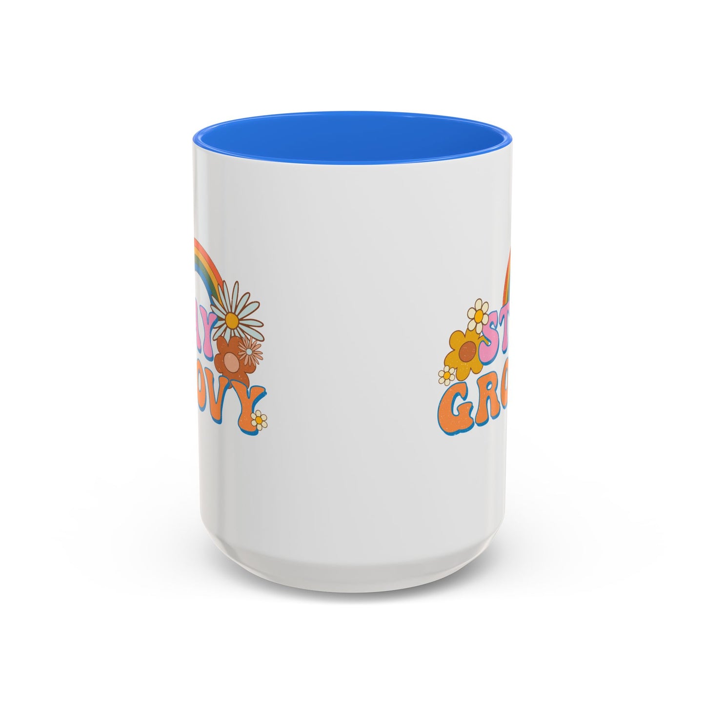 Stay Groovy Coffee Mug – Accent (11/15oz, 9 Colors)