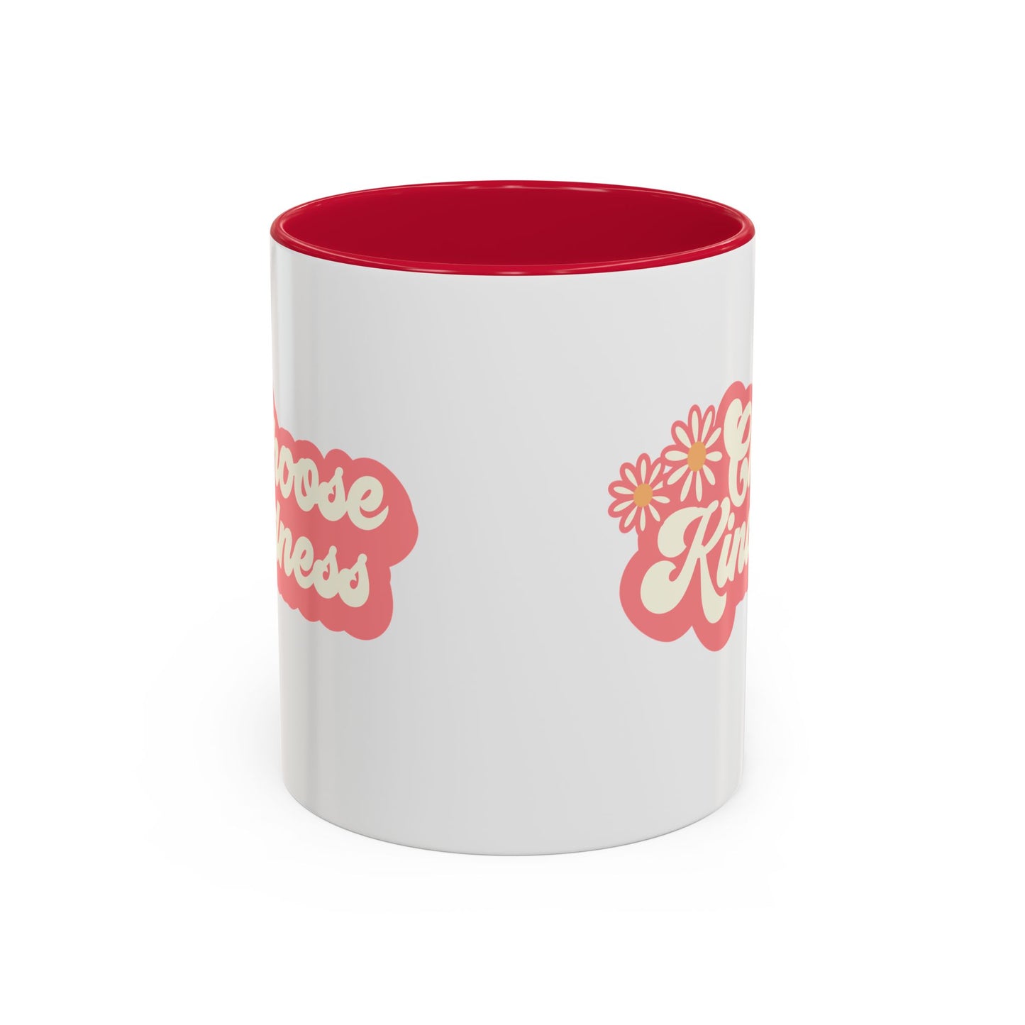 Choose Kindness Retro Accent Mug (11oz/15oz)