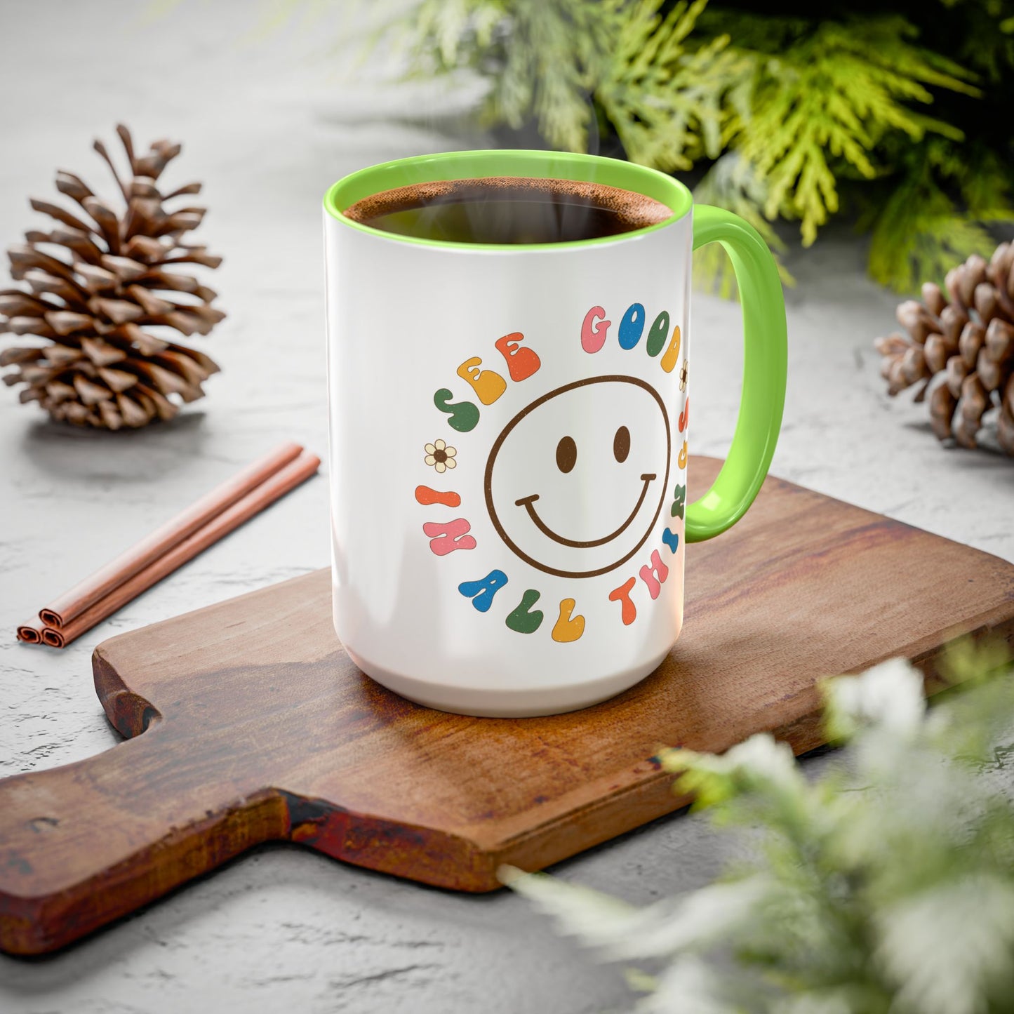 See Good In All Things – Accent Mug (11oz/15oz)