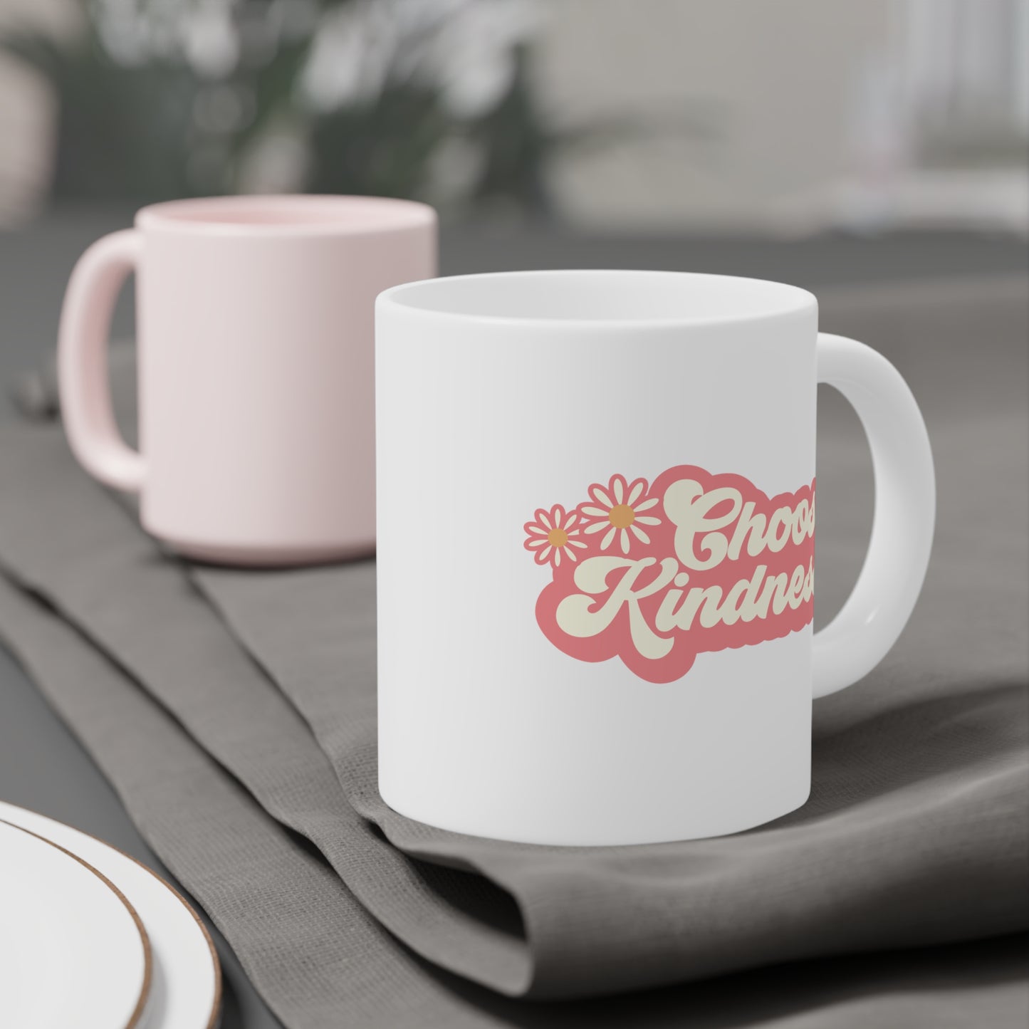 Choose Kindness Coffee Mug 20oz - Inspirational Ceramic Cup, Positivity & Kindness, Empathetic Gift, Compassion Themed, Daily Reminder