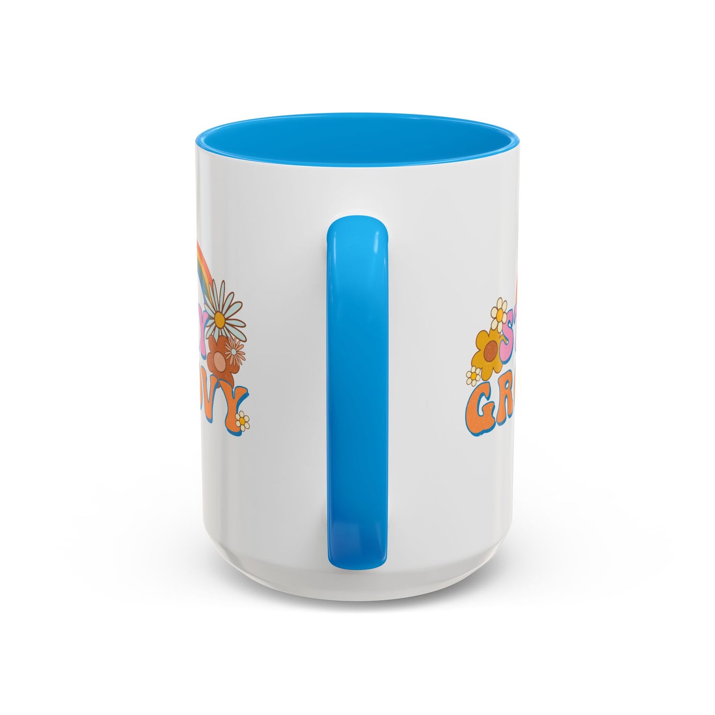 Stay Groovy Coffee Mug – Accent (11/15oz, 9 Colors)