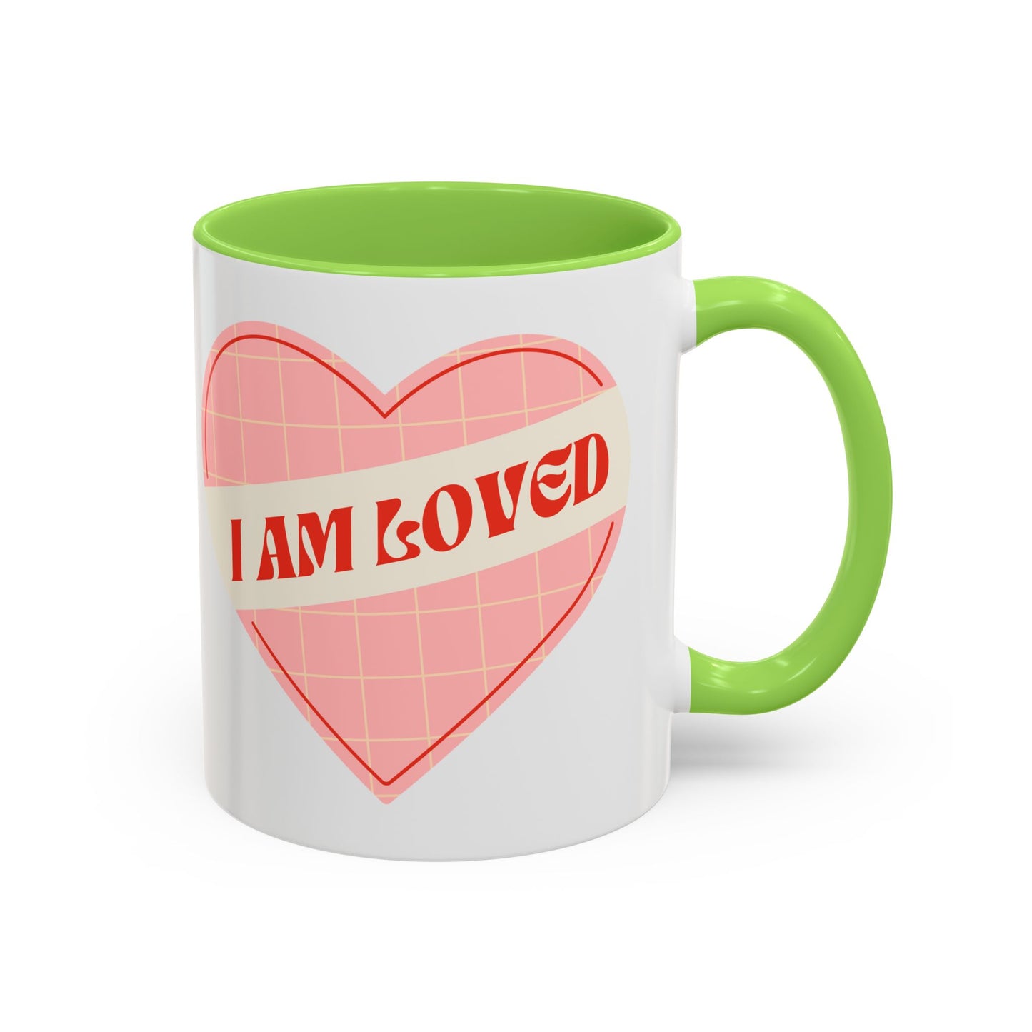 I Am Loved Heart – Accent Mug (11oz/15oz)