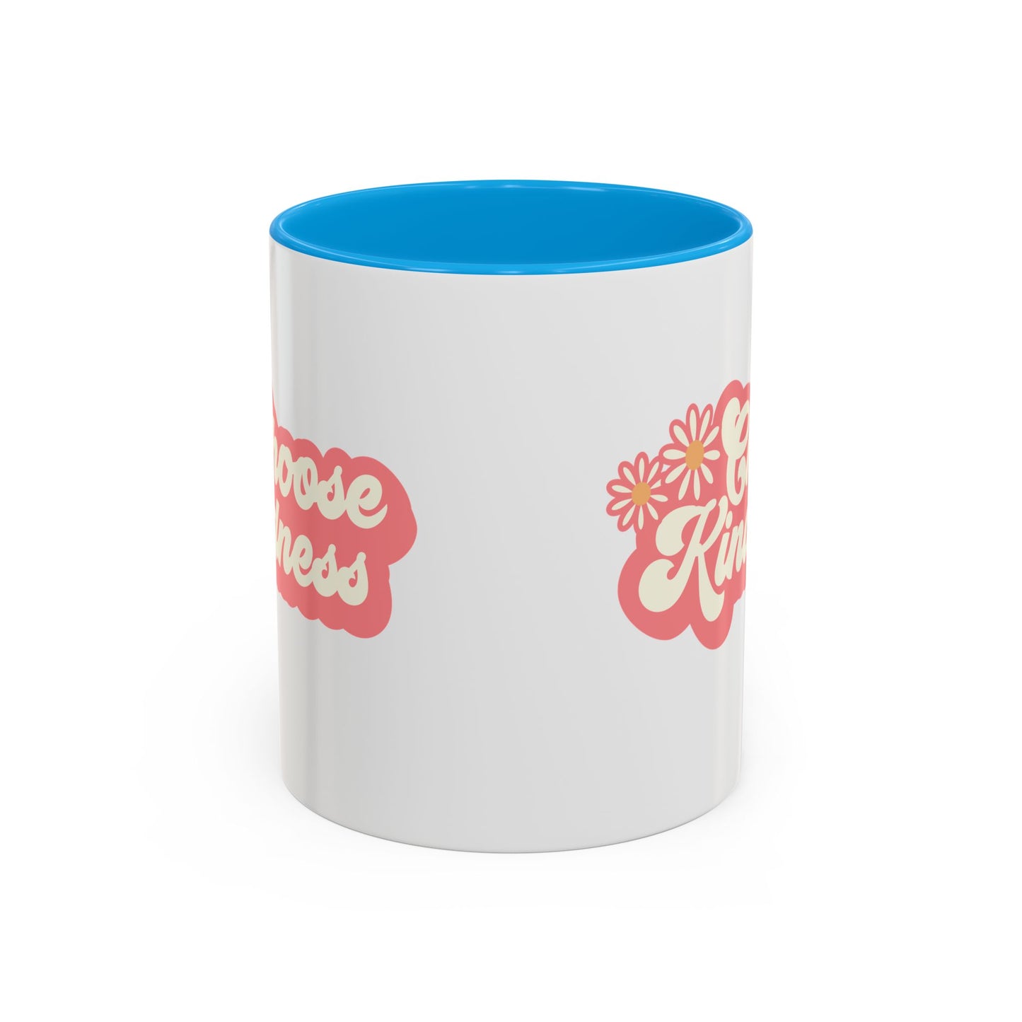 Choose Kindness Retro Accent Mug (11oz/15oz)
